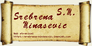 Srebrena Minašević vizit kartica